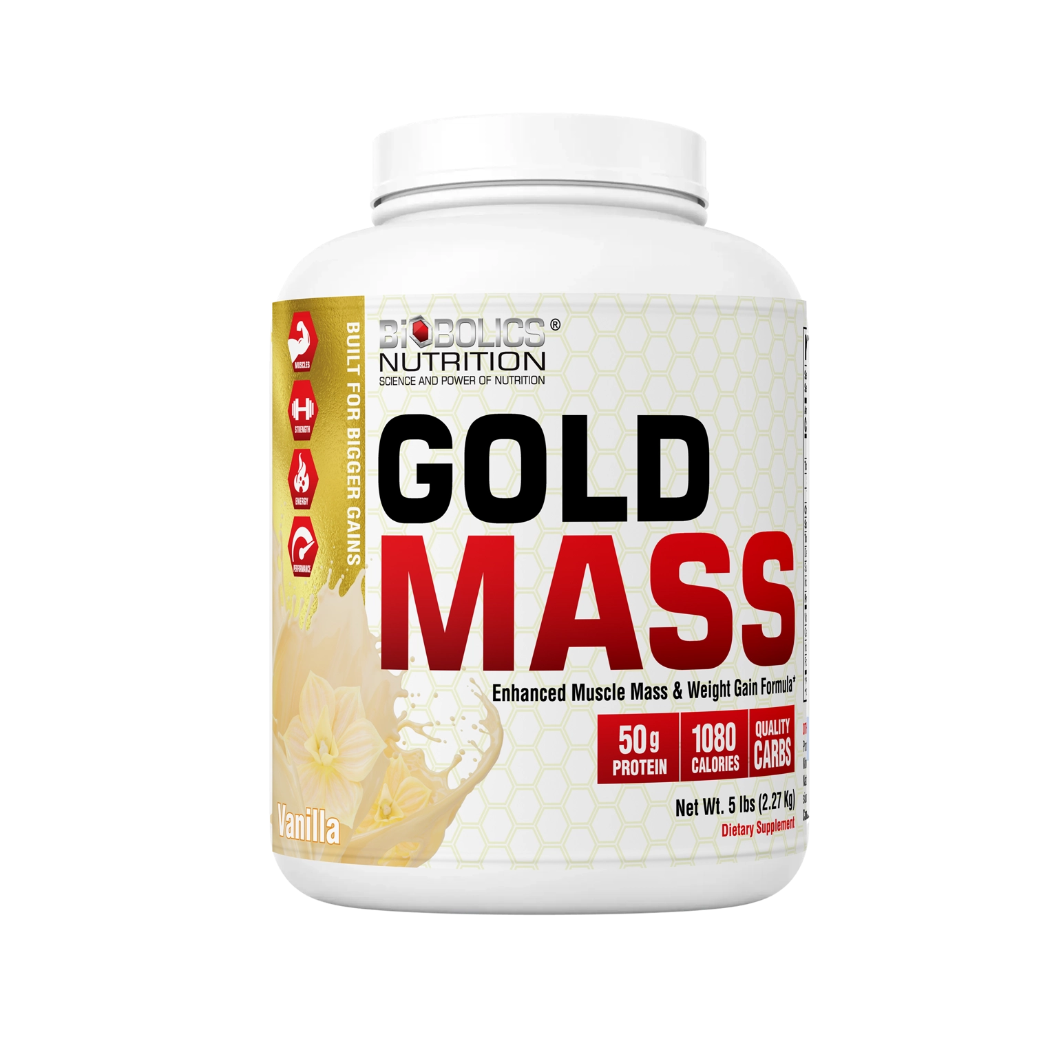 Gold Mass Gainer - Vanilla (5lbs)