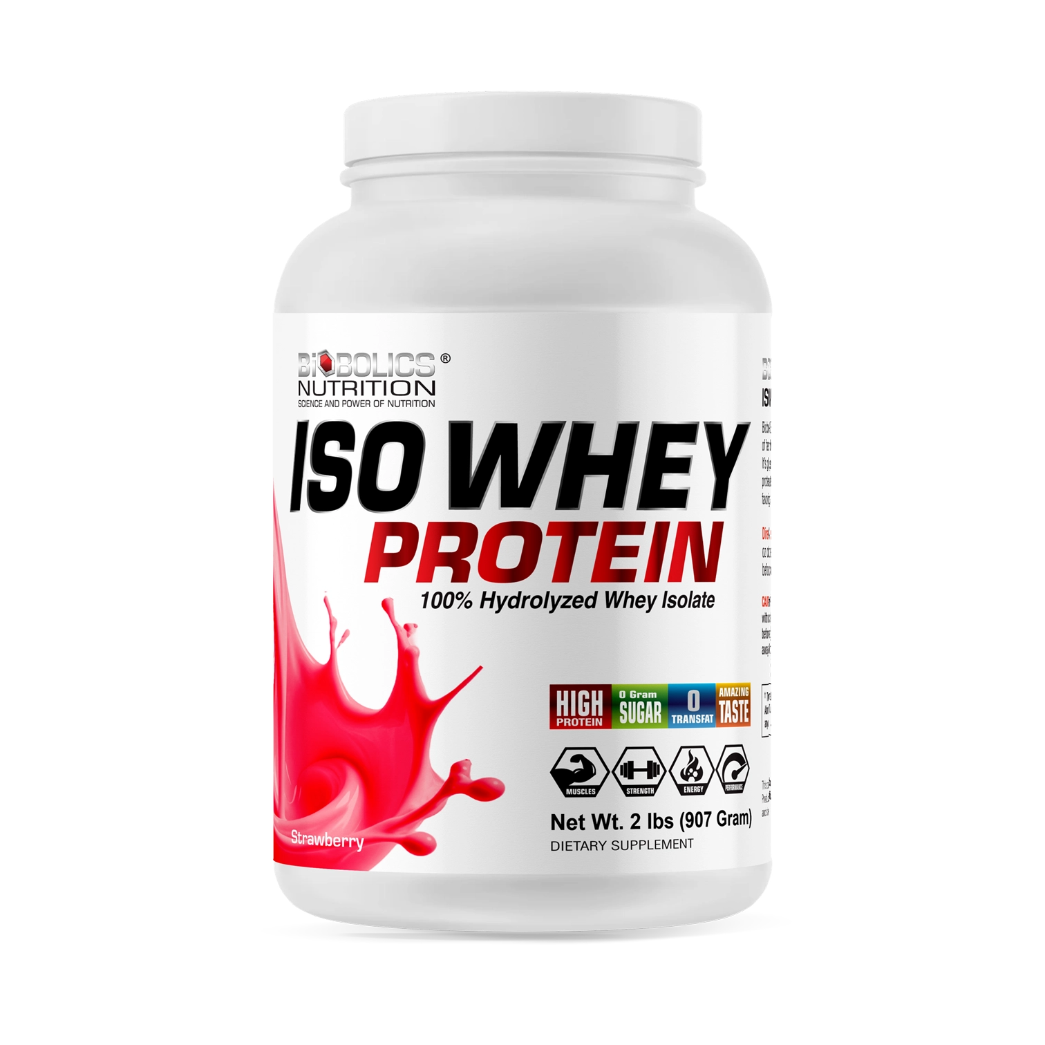 ISO-Whey Protein - Strawberry (2lbs)