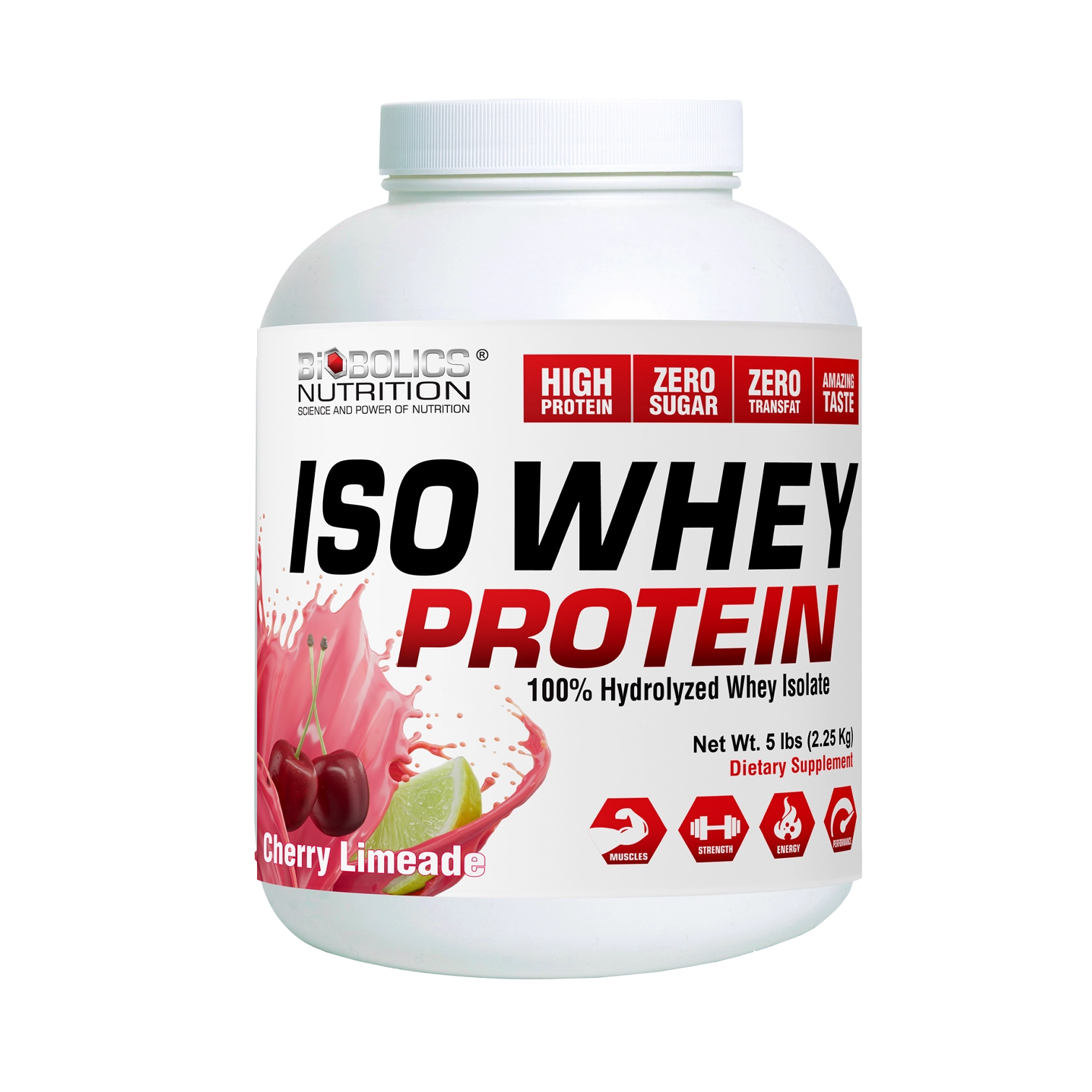 ISO-Whey Protein - Cherry Limeade (5lbs)